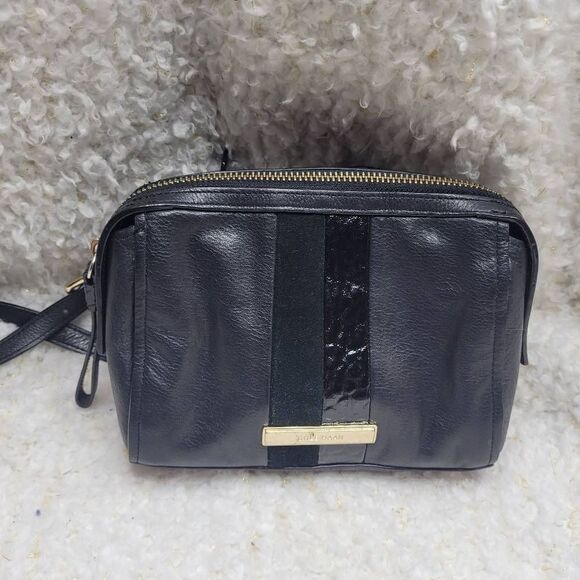 Cole Haan Black Leather Small Crossbody Purse‎ - Picture 1 of 6